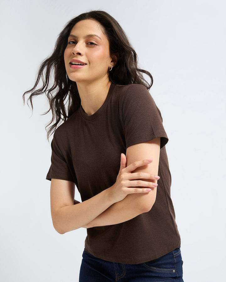 Bamboo Classic Crew - Choco Luxe