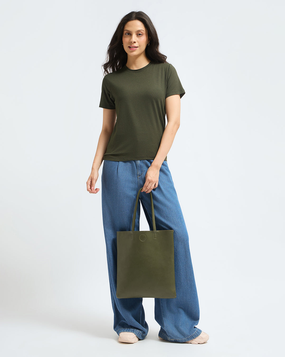 Bamboo Classic Crew - Muted Moss