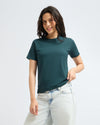 Bamboo Classic Crew - Teal
