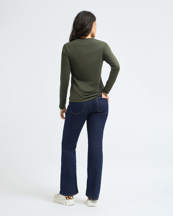 Bamboo Full-sleeve - Muted Moss