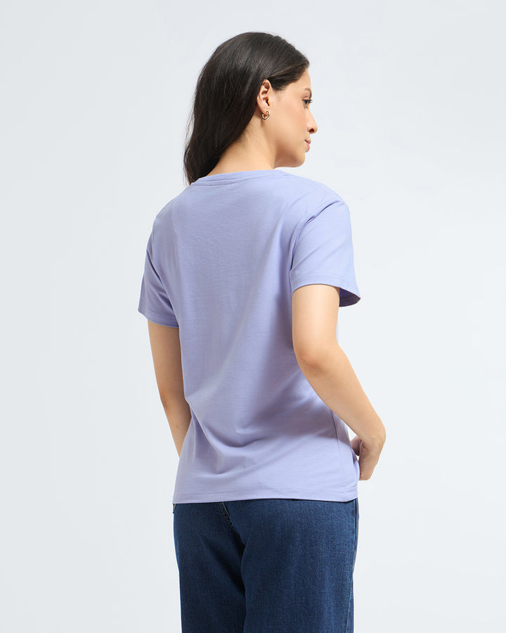 Bamboo V-Neck - Thistle