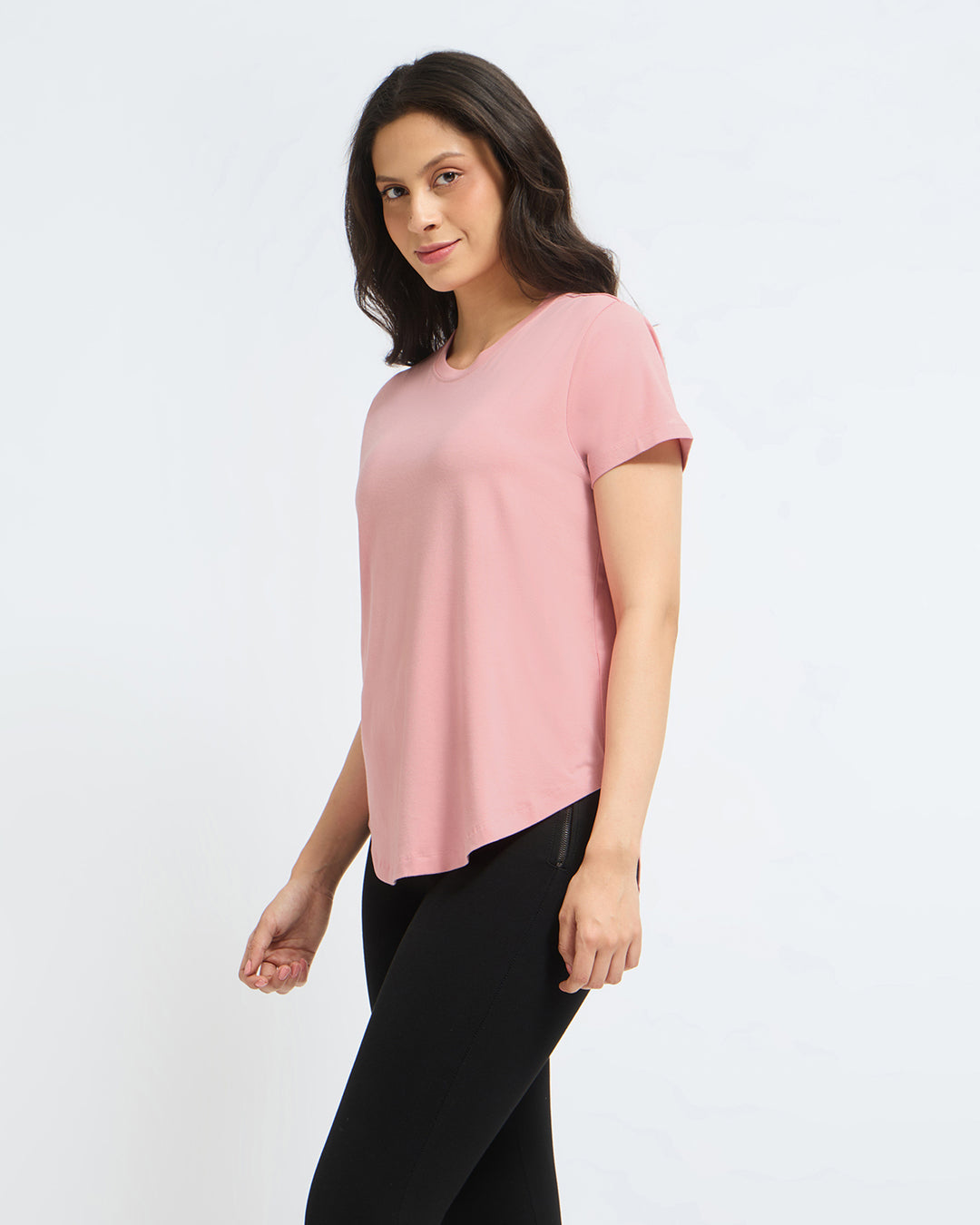 Bamboo Lounge T-Shirt - Serene Blush