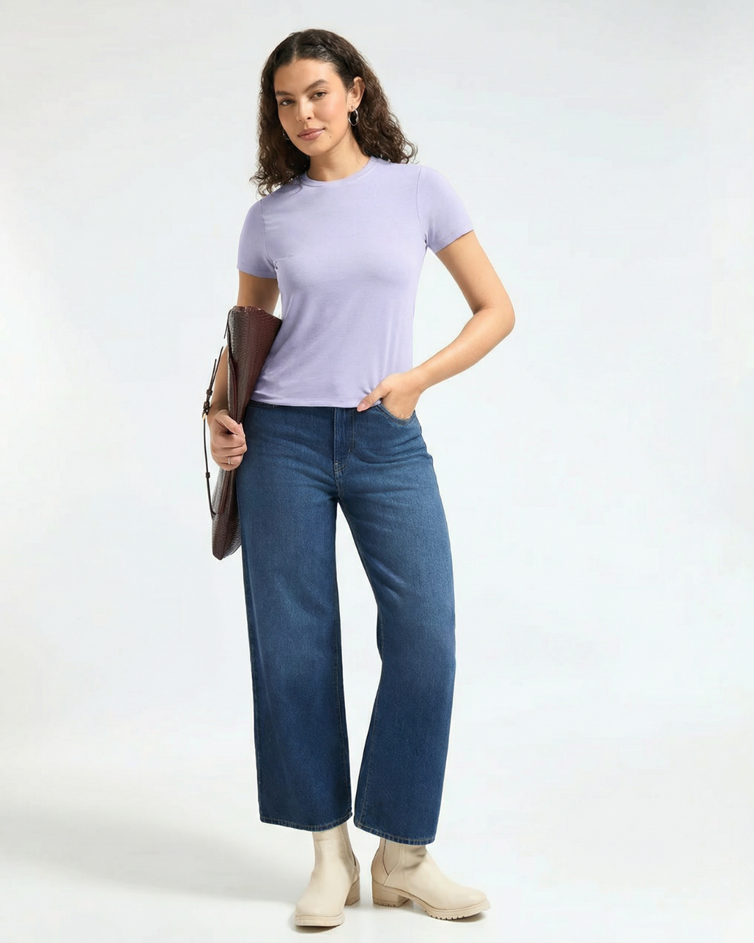 Bamboo Classic Crew - Thistle