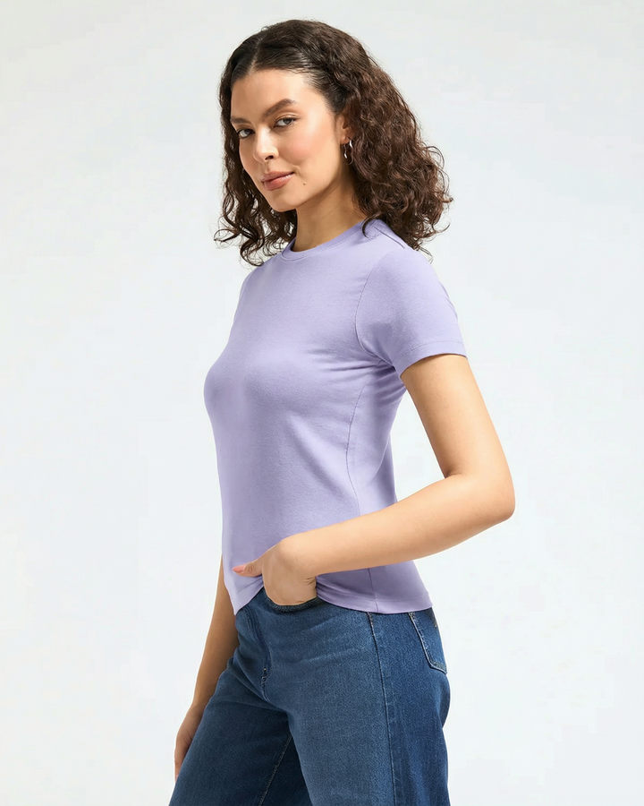 Bamboo Classic Crew - Thistle