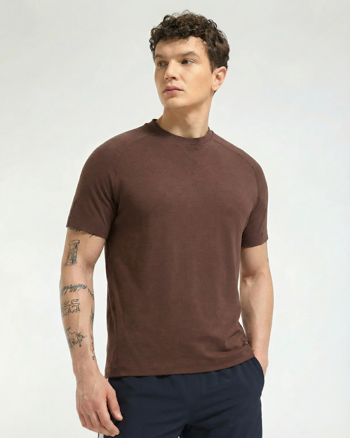 Bamboo Performance T-Shirt - Mocha