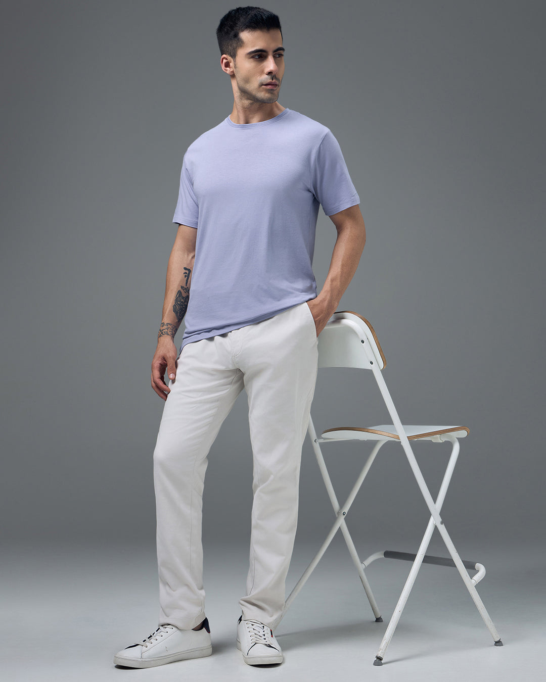 Lilac Bamboo Crew Neck